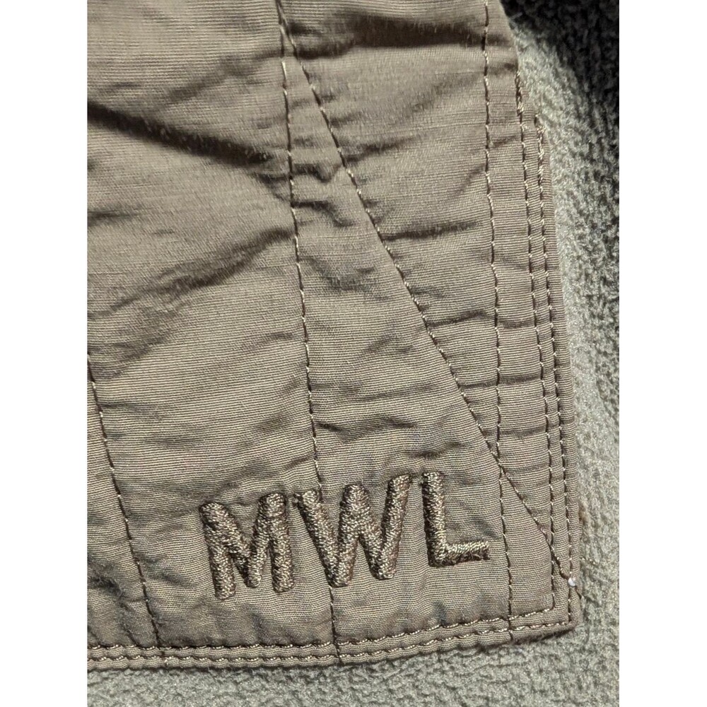 MWL Madewell Betterfleece Zip Quilted-Pocket Jacket XS Pressed Sage Gorpcore - Picture 7 of 9